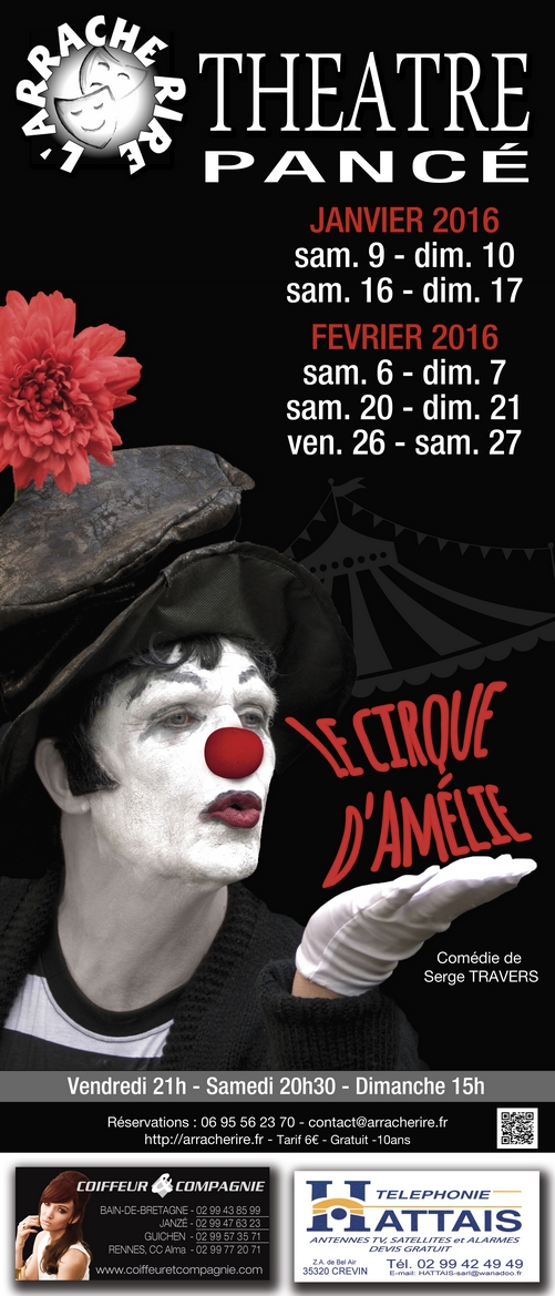 Affiche Cirque damelie 29.7